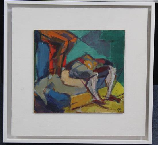 Pamina Liebert Mahrenholtz (1904-2004) Abstract figure study, 9.75 x 10.25in.